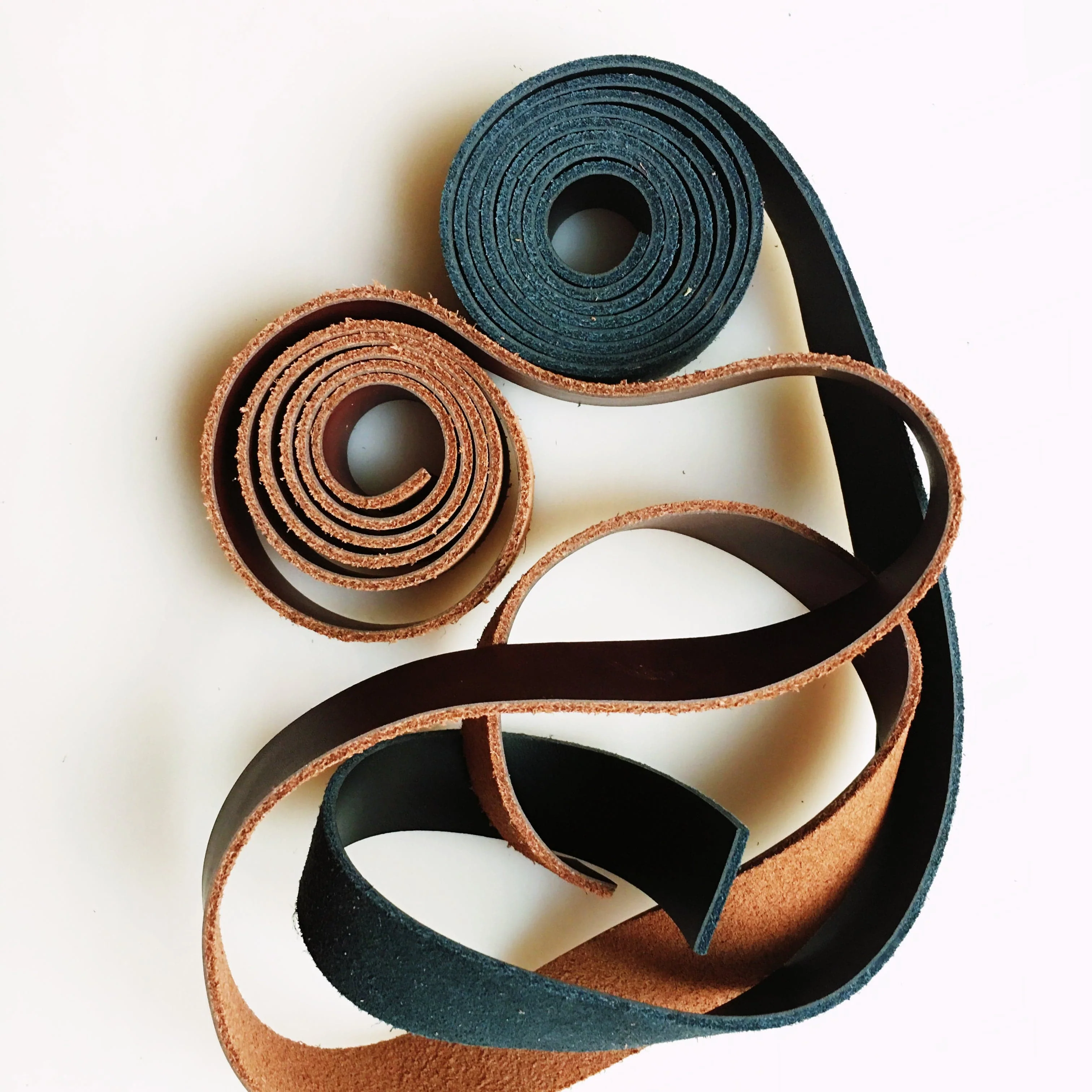Leather Strap 3/4"  Dark Brown - Image 3