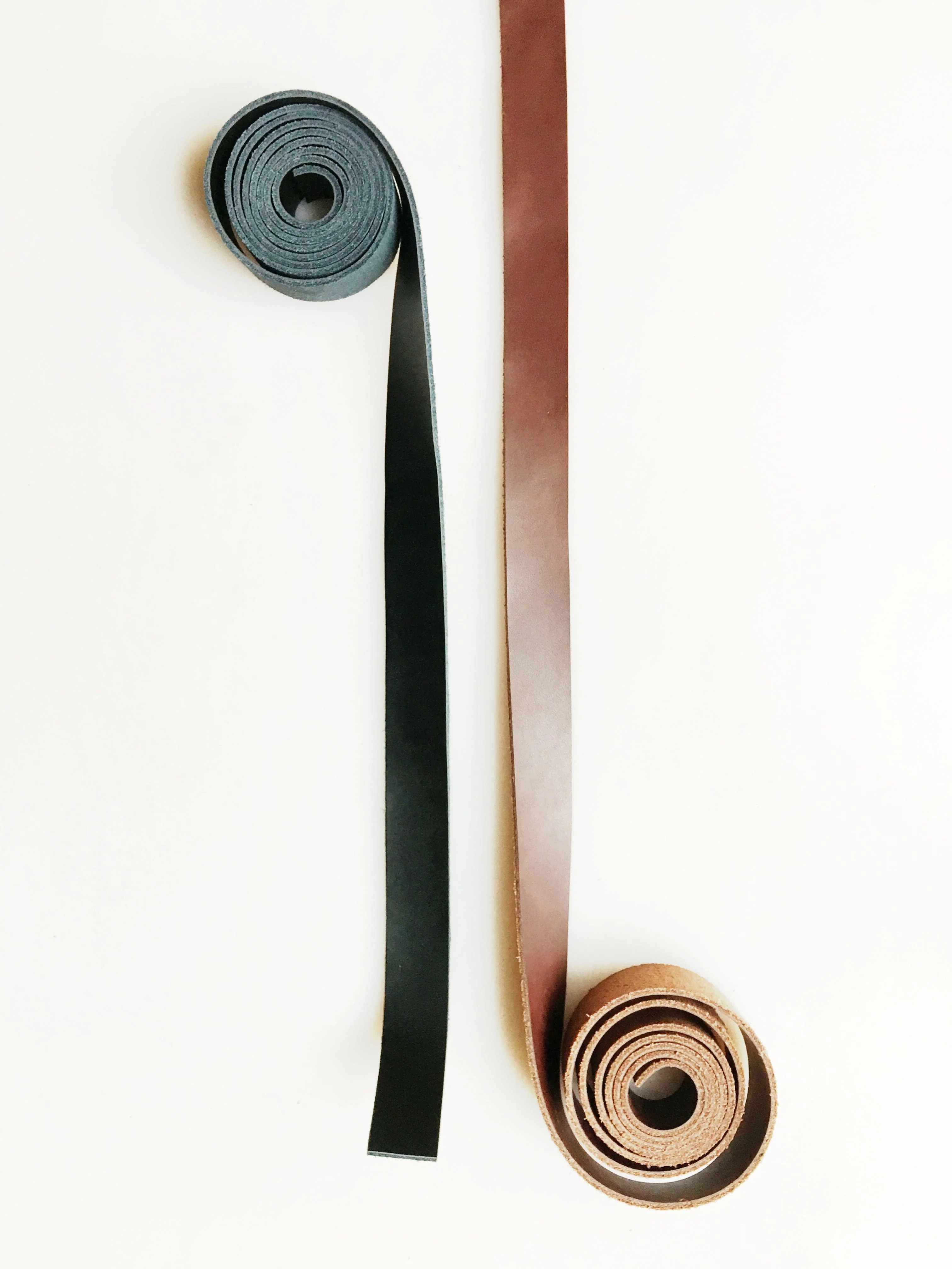 Leather Strap 3/4"  Dark Brown - Image 5