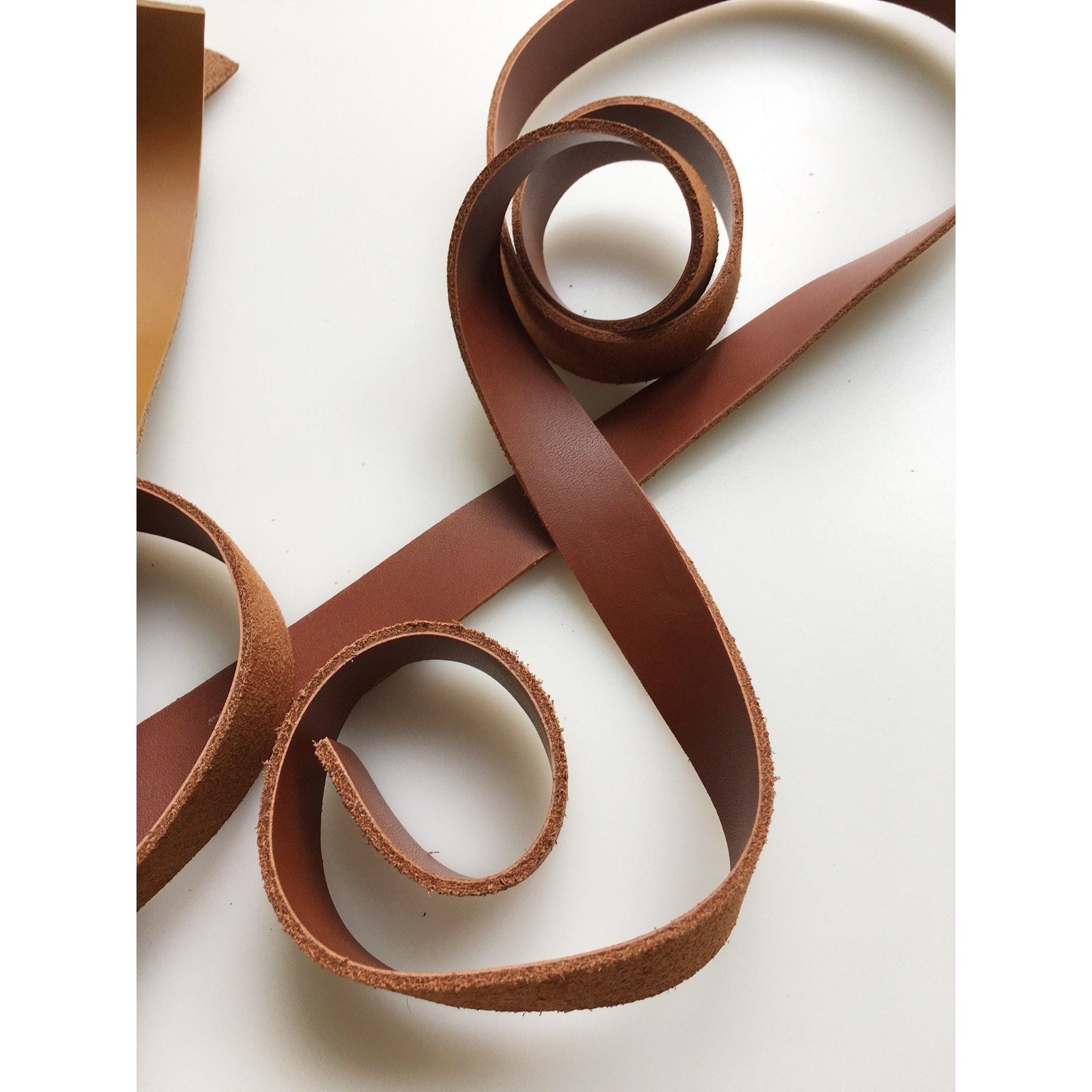 Leather Strap 3/4"  Dark Brown - Image 7